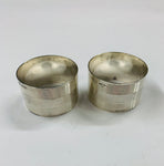 Pair of Sterling Silver napkin rings