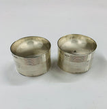 Pair of Sterling Silver napkin rings