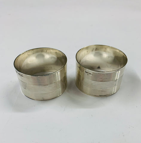 Pair of Sterling Silver napkin rings