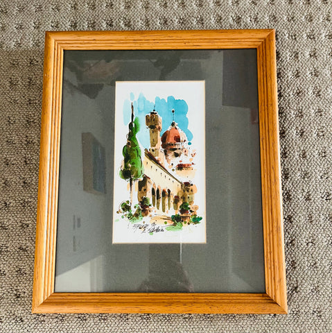 Original Andrea Scarnicci Water Colour Art