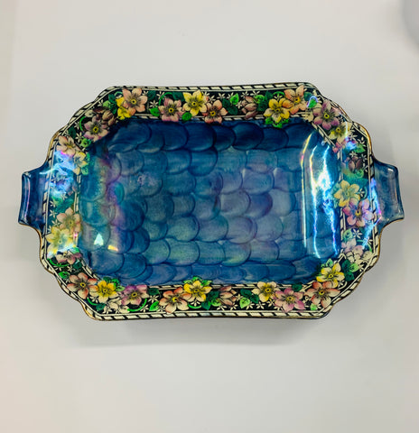 Maling Blue Thumbprint design bowl