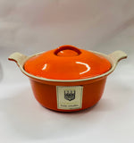 Cousances Fonte Emaillee cast iron enamel vintage casserole pot