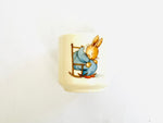 Bunnykins Egg Cup with a Bunny Drumming and Sleepy Bunny