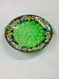 Maling green thumbprint bowl