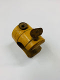 Antique wooden sewing clamp