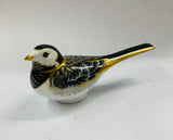 Royal Crown Derby Pied Wagtail paperweight