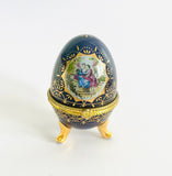 Fabergé style Trinket Box with Limoges Style
