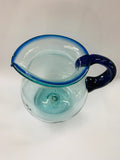 Large hand blown glass jug