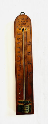 Wooden Davies Bro Thermometer