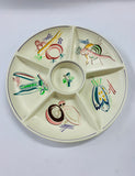 Poole Midcentury segmented dish