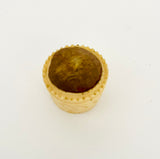 Round Bone Pin Cushion with Velvet inside