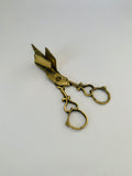 Antique brass candle Snuffer scissors