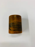 Treen thimble holder Berwick with Dorcas 5 thimble