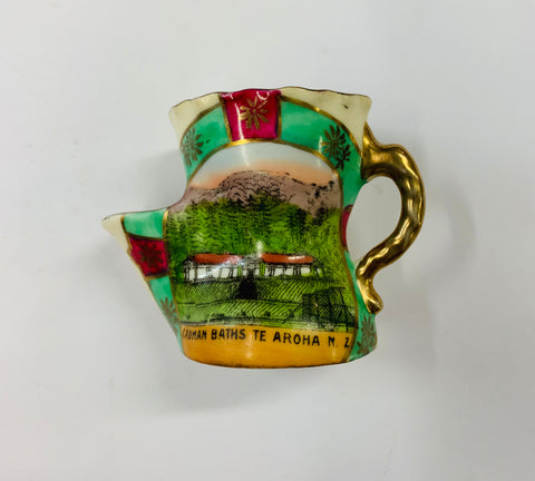 Miniature Cadman Baths Te Aroha NZ shaving mug