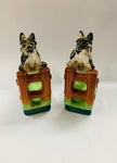 Pair of ceramic Scotty dog bookends