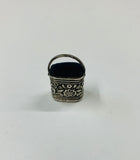 Sterling silver basket pin cushion