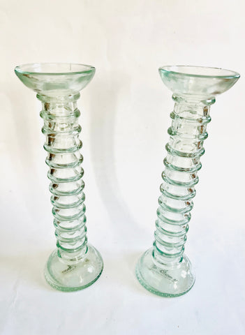 Pair of La Mediterranea Spanish Candle Sticks
