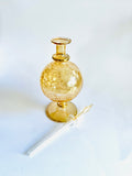 Golden Glass Perfume Bottle