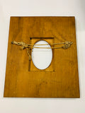 Folk Art hand carved wooden “My Son” frame