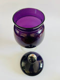 Purple Art Glass Jar