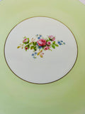 Royal Albert Cake Plate with Apple Green Base