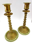 Pair of Brass Candle Sticks