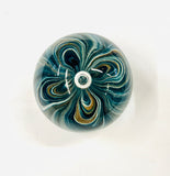 Nebula Grey and Blue Paperweight