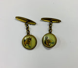 Antique Horse riding Cufflinks