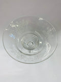 Stuart Crystal large compote with bird designs