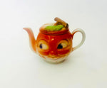 Novelty Small Peach Tea pot with Face