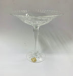 Large Webb Corbett Crystal compote