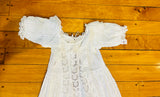 Children's White Christening Gown