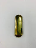 Antique brass needle case