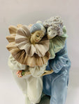 Rare Lladro Venetian Carnival dancing clowns 5658