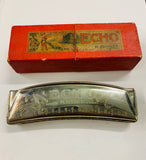 Rare Echo curved harmonica in original box