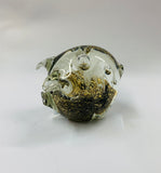 Gold glass pig Paperweight