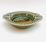 Wade Ashtray round with Coaching Scene