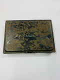 Antique Artists paint tin