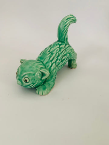 SylvaC Pottery Green Cat