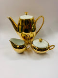 15 Piece Rembrandt gold coffee set