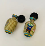 Pair of vintage Cloisonné vases
