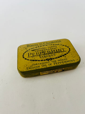 Boots The Chemists Peppermint Tablets Collectable Tin