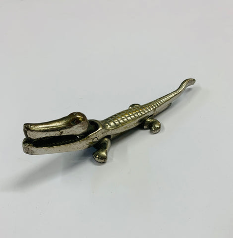 Vintage crocodile nut cracker