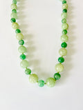 Green Quartz or jade Necklace