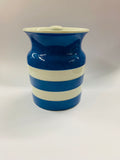 Cornishware medium size lidded jar