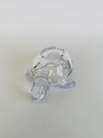 Glass Up Side Down Turtle Dish