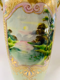 Royal Nippon hand painted Japanese large vase