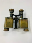 WW2 era brass field binoculars