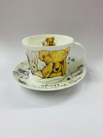 Oversized Monster Teddy bear cup and saucer