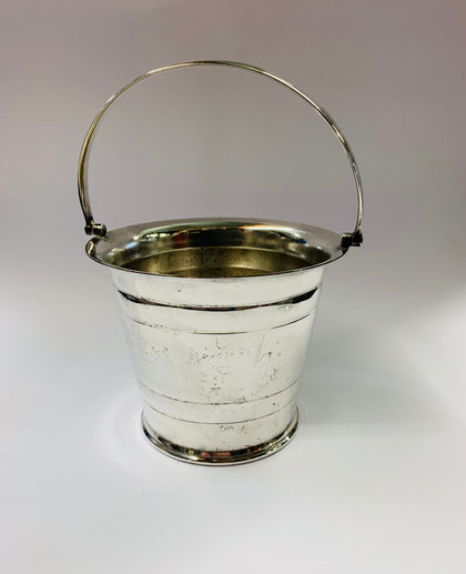 Silver plated ice bucket